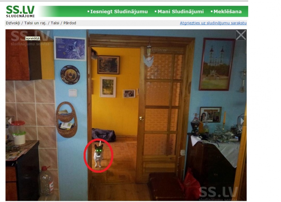 Pārdod dzīvokli ar dēmonu.